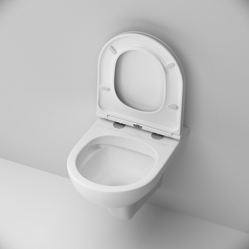 IS49051.901700 Инсталляция с клав Pro L глянц хром с подвесным унитазом FlashClean с сид м/лифт AM.PM Gem - Вид №3