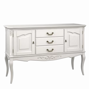 Консоль с ящиками и дверцами состаренная слоновая кость Aletan-Provence АЛЕТАН ALETAN - PROVENCE, ПОД СТАРИНУ 177800 Белый