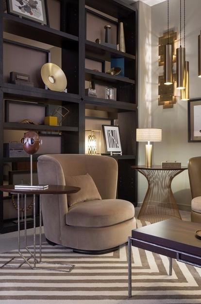 Hamilton Conte Paris Кресло из ткани Gabbo sun-id-1361490 - Вид №2