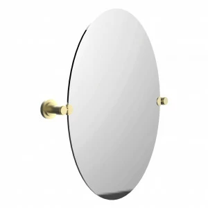 C17-506 C17-506 Зеркало 42x60см, овальное поворотное РУЧКА ВОЛГА II Cristal & Bronze VOLGA À MANETTES II