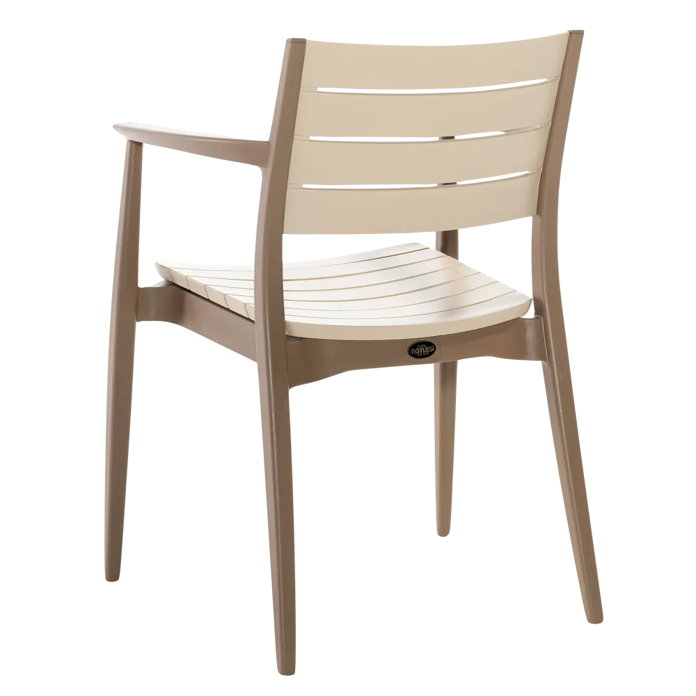 Кресло Novussi Regnum 82x58 см пластик цвет кофейный/капучино 84850881 STLM-2147547 Santreyd  - Вид №4