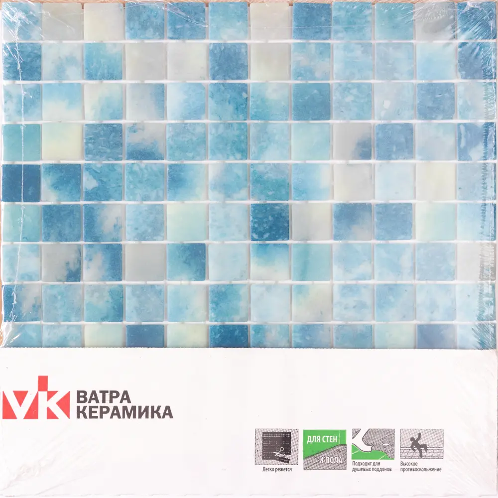 Мозаика Bluestone Antislip стекломасса 31.1x4.9 см цвет синий 83681522 STLM-2019424 Santreyd Мозаика Onix - Вид №9