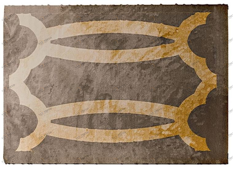 Carpanese Home Прямоугольный коврик с геометрическими мотивами  7462 