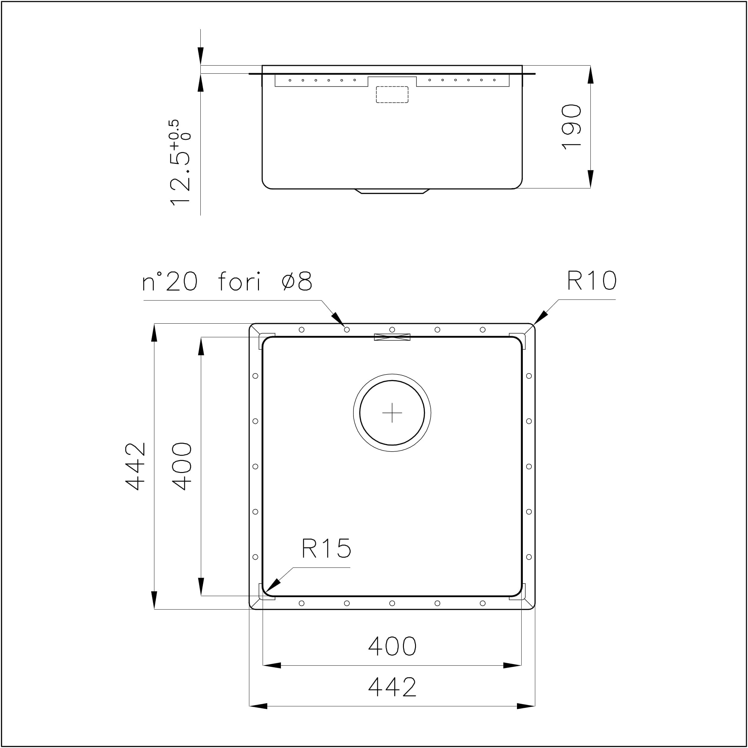 4156051 Раковина Phantom Edge - 4156051 Fosterspa  - Вид №1