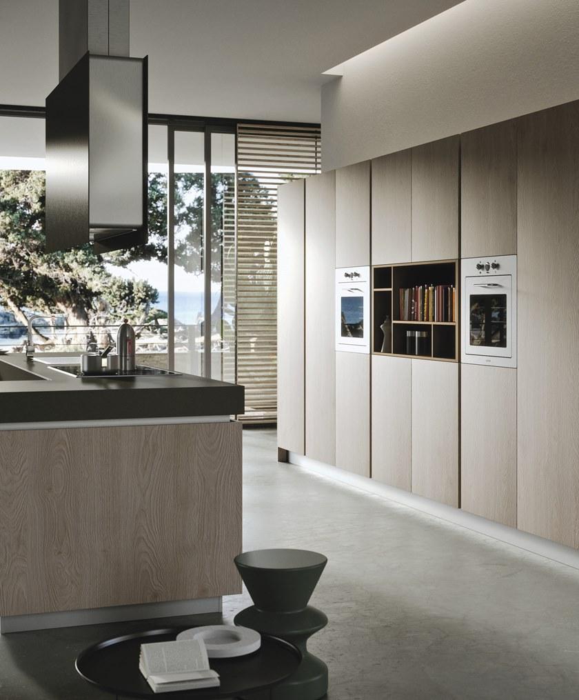Alta Cucine Кухня из лакированного ламината с островом Sistema 22 sun-id-1381156 - Вид №3