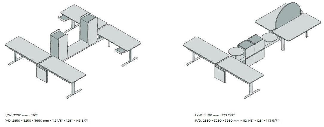 Martex Несколько рабочих станций Flow sun-id-1357560 - Вид №5