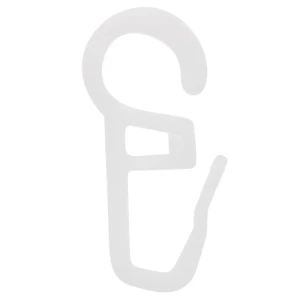 РУССКИЕ КАРНИЗЫ — белые крючки-слайдеры для штор, 20 шт 14178264