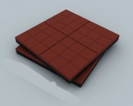 Резиновая тротуарная плитка ecospline «сетка» EcoSpline sun-id-2067723