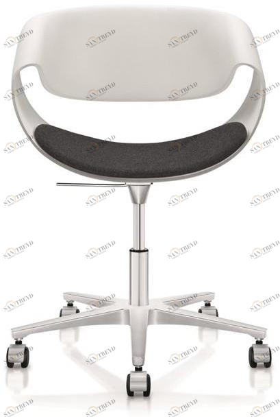 ZÜCO Вращающееся кресло на пластиковой и алюминиевой основе с колесами Little perillo Pt 532