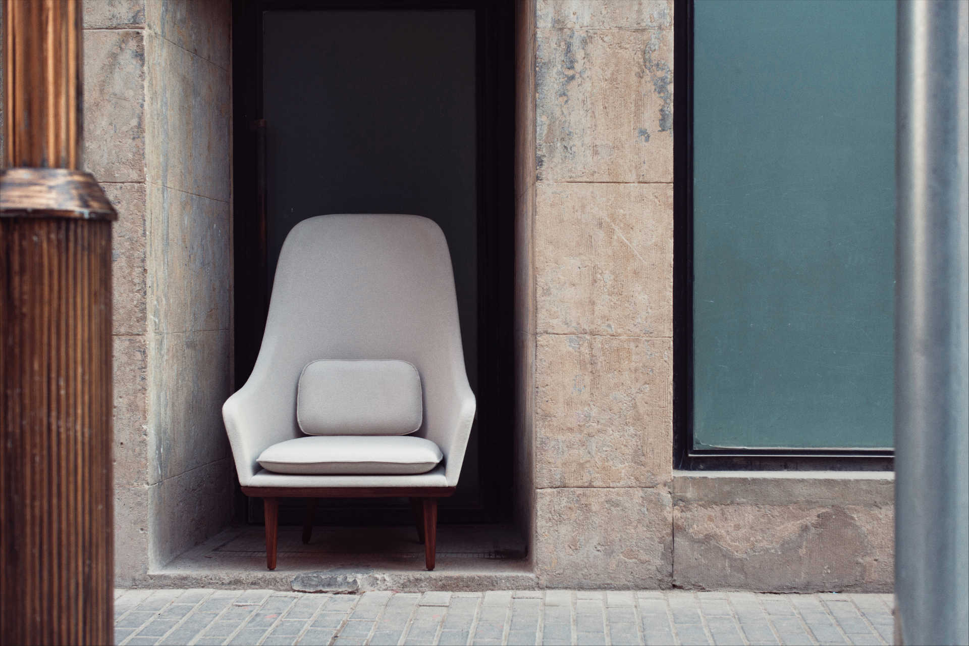 Лунный стул с высокой спинкой Stellar Works LN-S121 Lunar - Вид №3