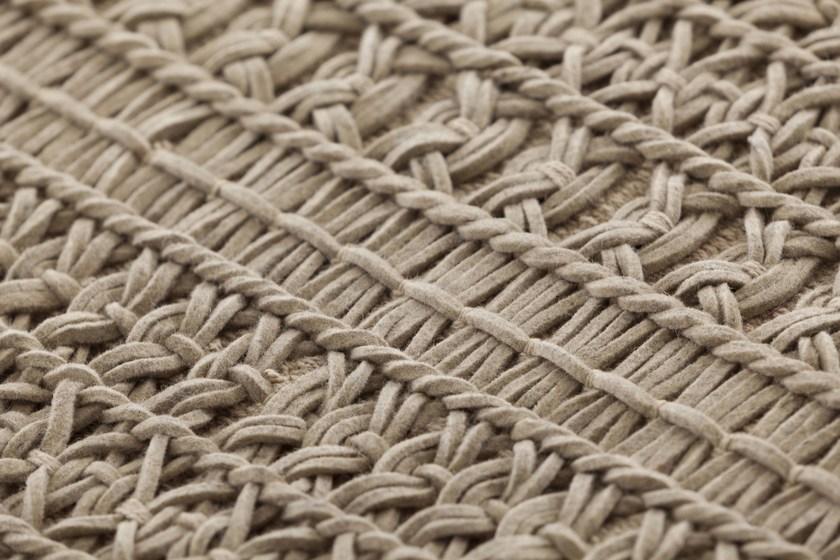 GAN Однотонный прямоугольный ковер из шерсти Felt sun-id-1503408 - Вид №1