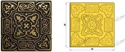 Вставка латунь Persia 5х5 (52 шт) kavarti Kavarti (Каварти) sun-id-322920