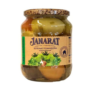 Зеленые помидоры маринованные Janarat 680 г