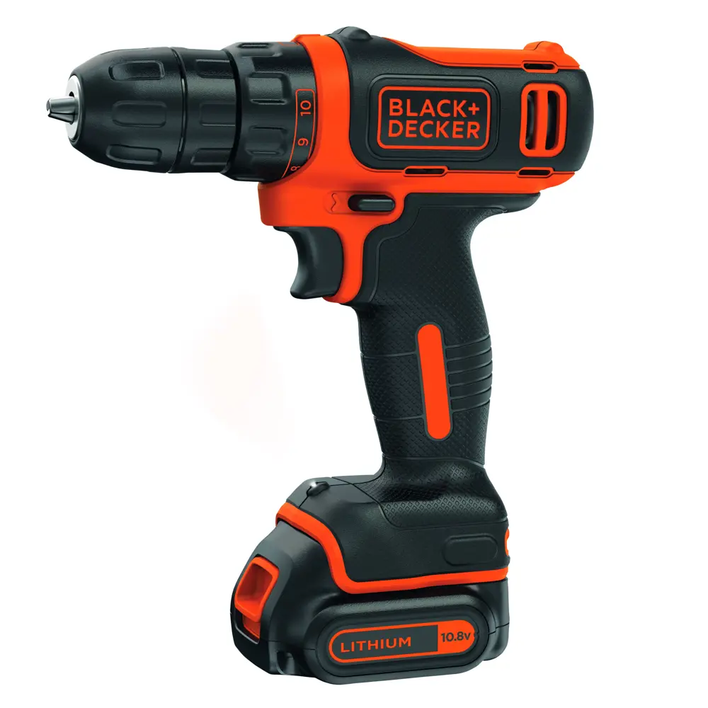 Дрель-шуруповерт аккумуляторная Black&Decker BDCDD12KBQW, 10.8 В Li-ion 2x1.5 Ач 18767105 STLM-2204963 BLACK + DECKER 