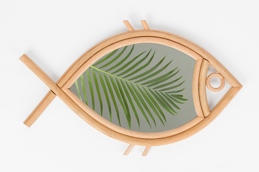 Зеркало настенное коричневое Tan-Tan M DOIY ДИЗАЙНЕРСКИЕ 00-3880892 Коричневый  - Вид №4