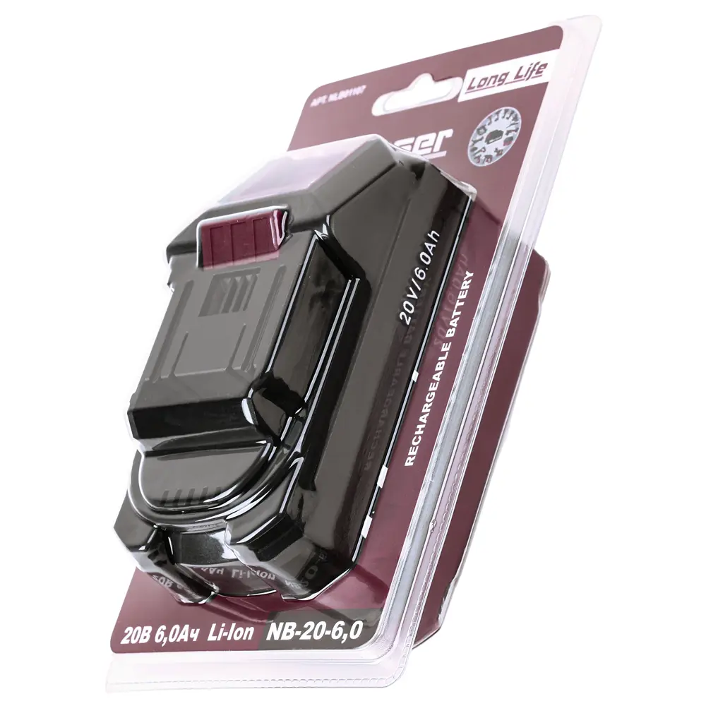 Аккумулятор Neolaser NB-20-6.0, 20 В Li-ion 6 Ач STLM-2188142 - Вид №13