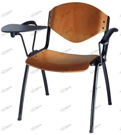 Ares Line Стул для конференций штабелируемый из дерева с откидной крышкой Omnia contract sun-id-1349887