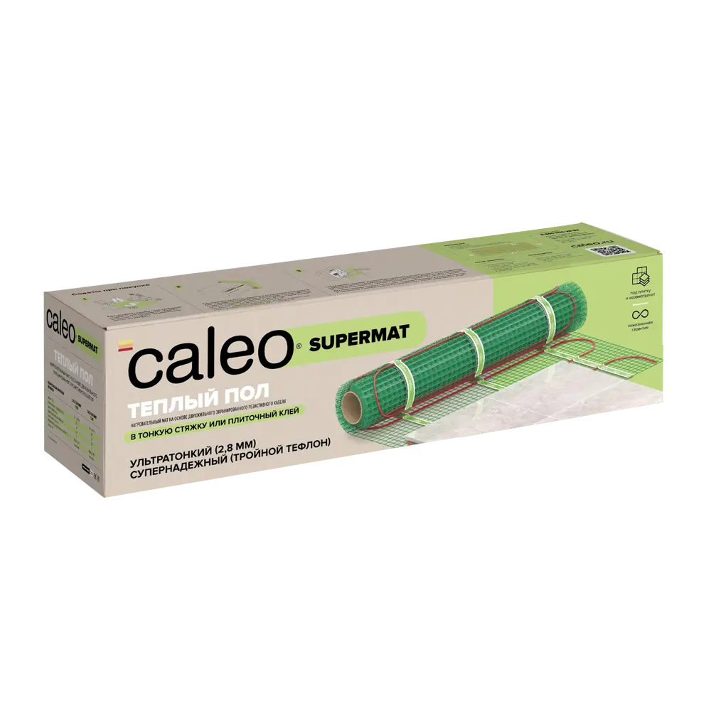Нагревательный мат для теплого пола Caleo Supermat 4.2 м², 546 Вт STLM-2047300 - Вид №1
