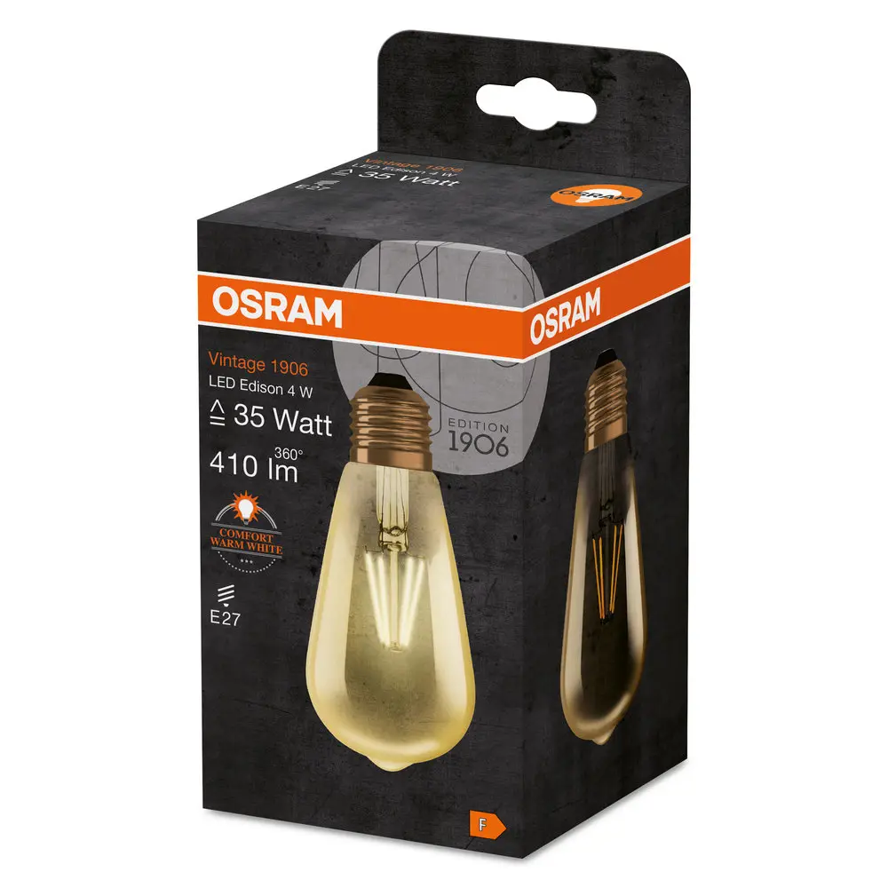 Лампа светодиодная Osram филаментная E27 230 В 7 Вт/825 Edison 19387683 STLM-2024646  - Вид №4