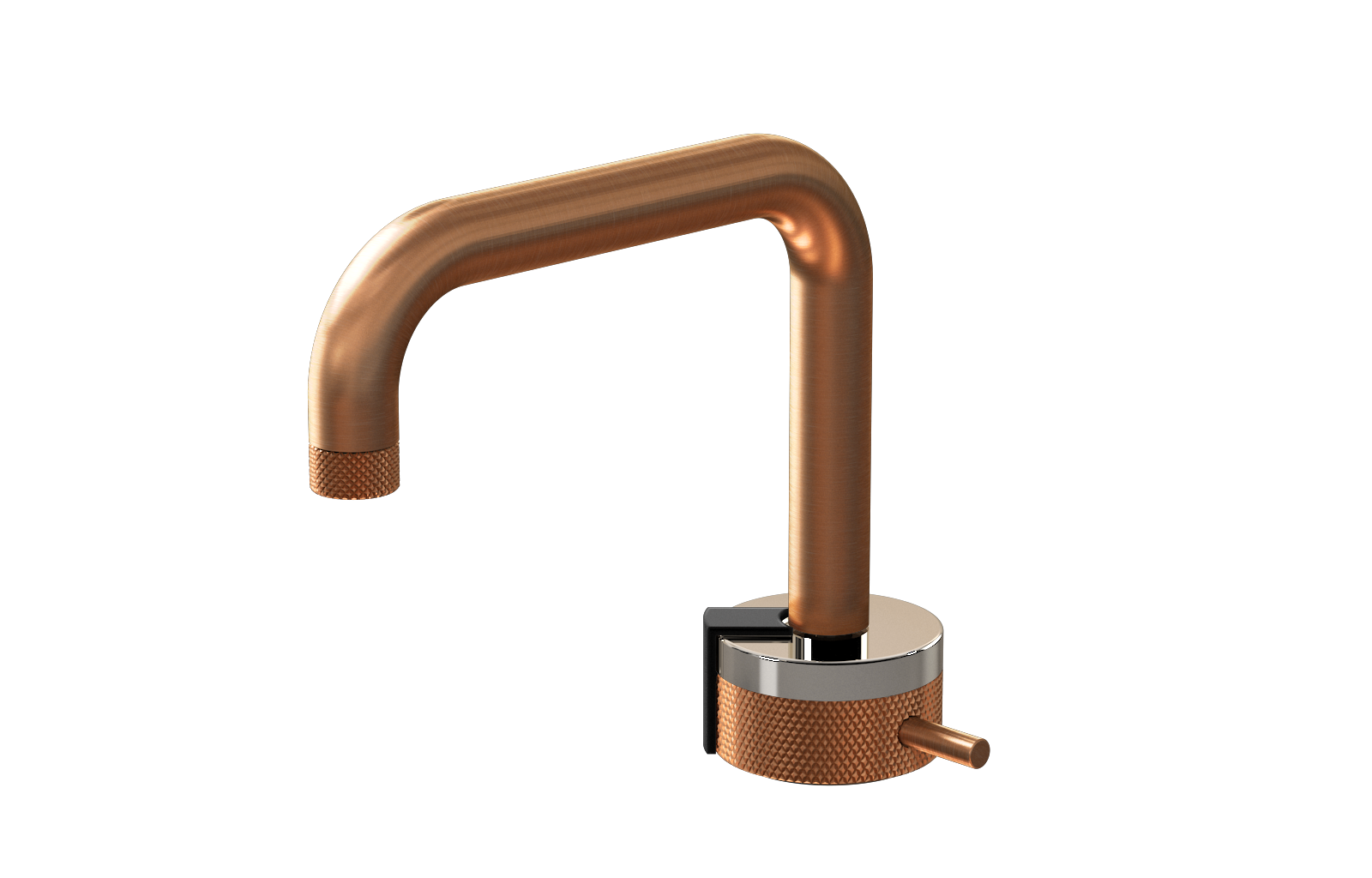 E-11500-R1PN-L2MBK-BRG Однорычажный прогрессивный смеситель для раковины - излив 15,3см GRAFF MOD+