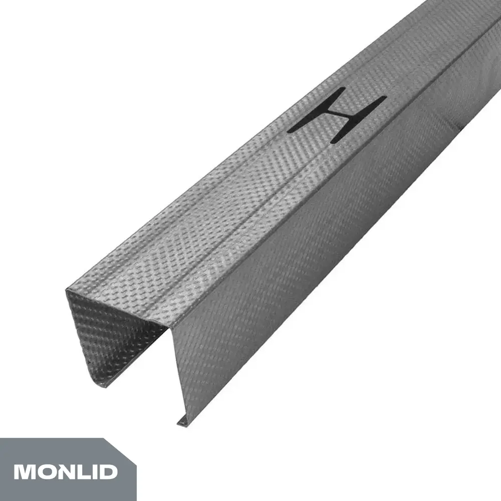 Монтажная рейка MONLID Strong 50x50 мм 3 м цвет серый 89415657 STLM-2112092  - Вид №1