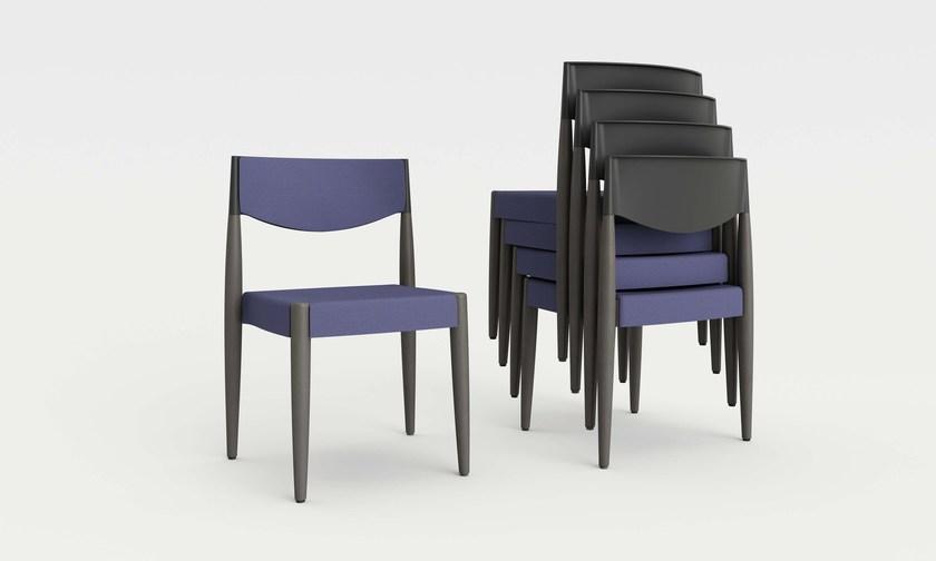 ALMA DESIGN Штабелируемый стул из дерева и полипропилена Virna sun-id-1447242 - Вид №6