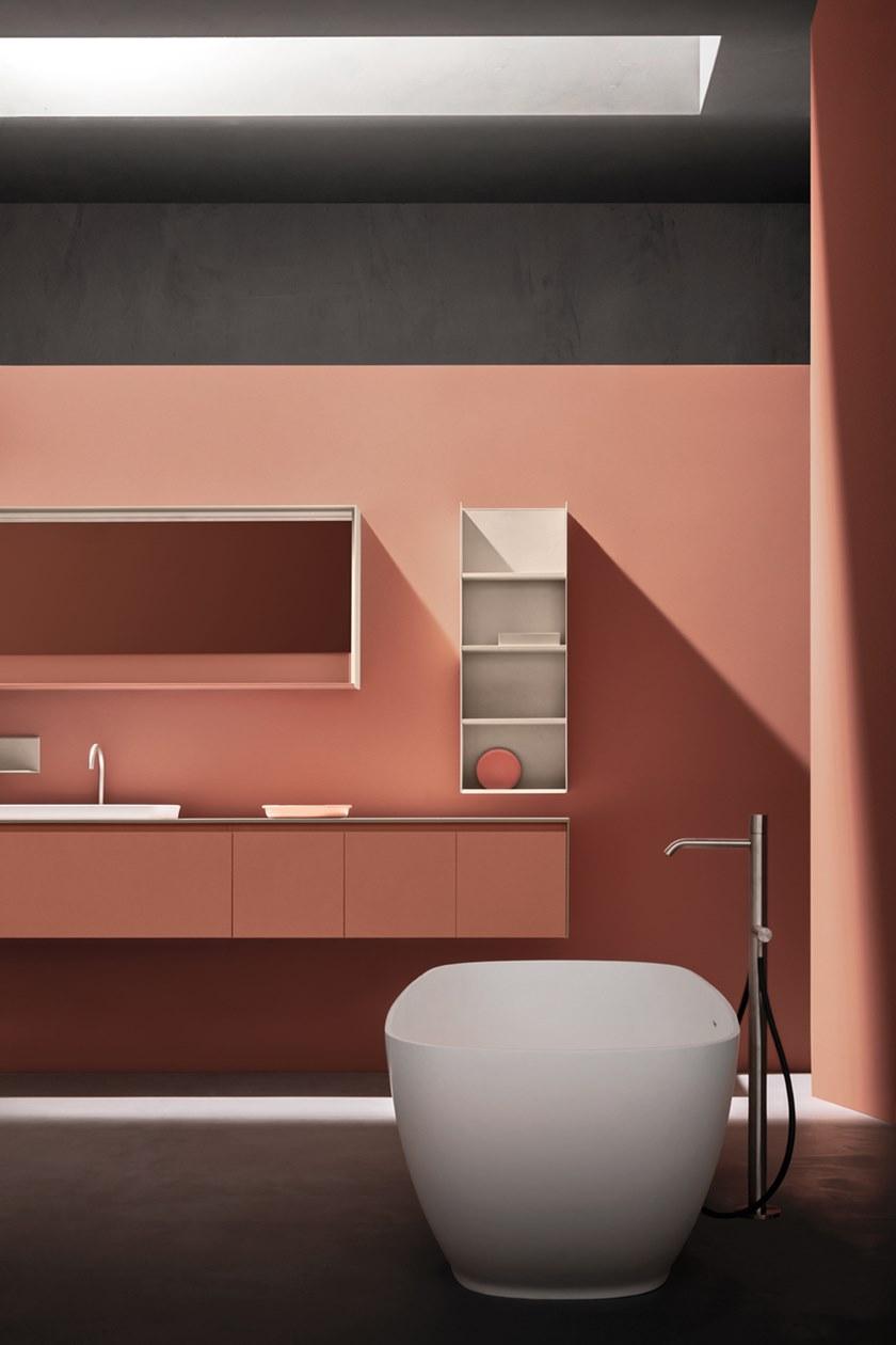 ARBLU Подвесной туалетный столик с ящиками, лакированный 5.zero sun-id-1433241 - Вид №1