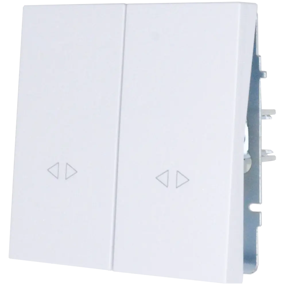 Выключатель перекрестный встраиваемый Lezard Zima 2 клавиши цвет белый STLM-2210492 - Вид №1