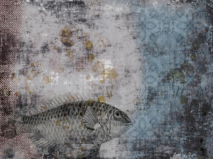 YO2 Прямоугольный коврик из полиамида с рисунком Olden masters sun-id-1358513