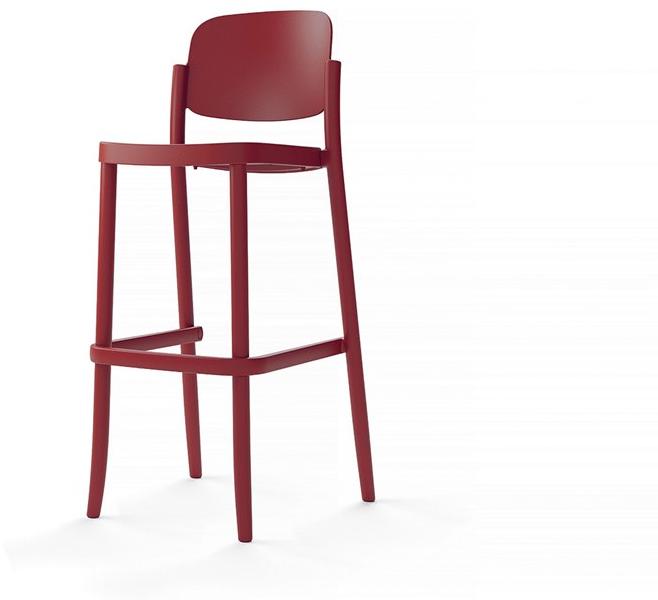 COLOS Высокий штабелируемый табурет из полипропилена Piazza sun-id-1433785 - Вид №1