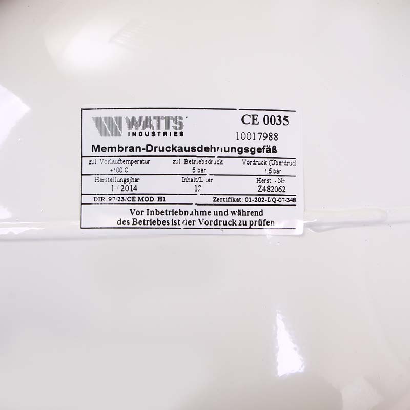 Расширительный бак белый MAG-H для отопления WATTS Ind присоединение 3/4" 12л 10017988 - Вид №4