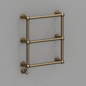 740193 Полотенцесушитель электрический, настенный, цвет Бронзовый Kerasan RETRO Италия