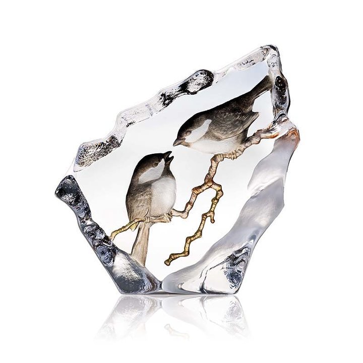 33949 Скульптура "Болотные гаички", коричневая, 160/165 мм. Maleras 