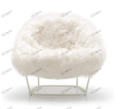 arflex Кресло обитое мехом sun-id-1369919