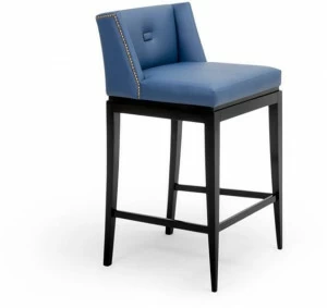 Mytto Высокий кожаный табурет с подставкой для ног Larforma