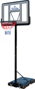 Мобильная баскетбольная стойка royal fitness 44", поликарбонат s003-21 Royal Fitness