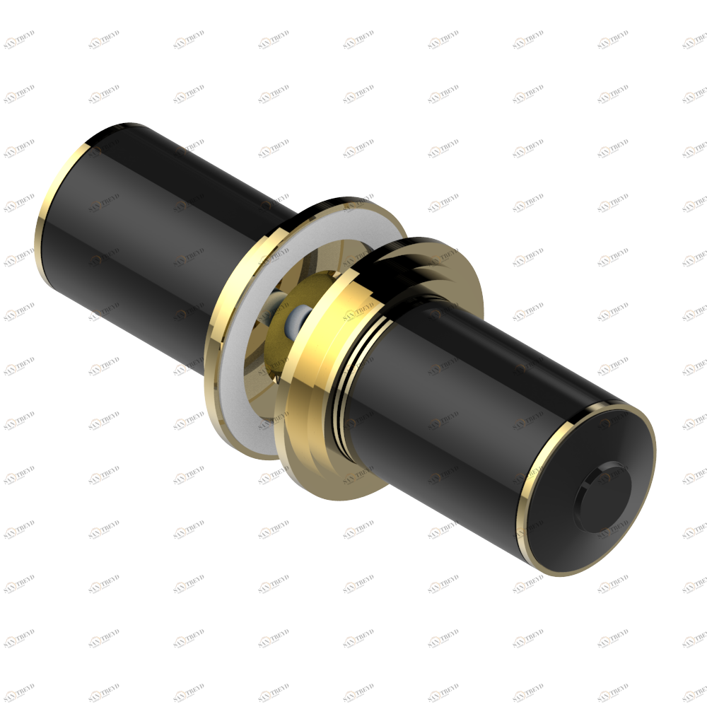 G2L-638V Ручки большие, пара Thg-paris Faubourg - чёрный фарфор Хром/золото G2L-638V CAT.A