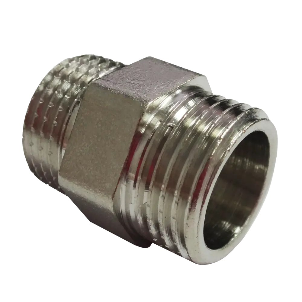 Ниппель соединительный Valfex 3/4" латунный с никелевым покрытием 84505555 STLM-1573084