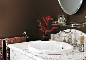 Gentry Home Сезанн  Мрамор белый каррарский GH102684  - Вид №1