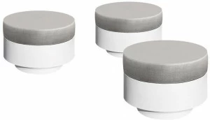 GANSK Круглый садовый пуф из стекловолокна Nordic G5008