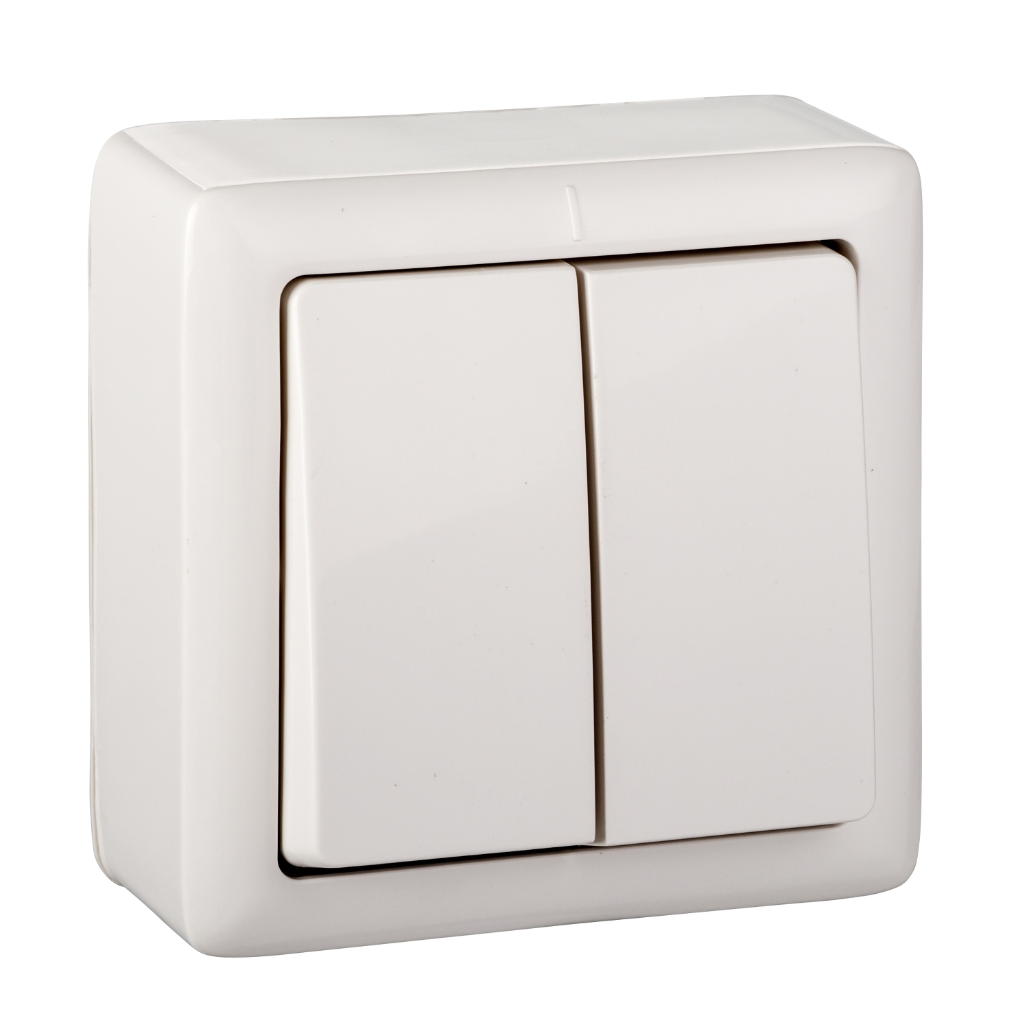 VA56-232I-B ХИТ О/У 2-клавишный ВЫКЛЮЧАТЕЛЬ ИЗОЛ.ПЛ. 6А, 250В, БЕЛЫЙ. Россия Schneider Electric 