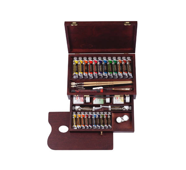 1840001 Краска масляная Набор масляных красок Rembrandt 19цв*15мл/18цв*40мл/3цв*60мл/1цв*150мл 15 мл Максимальный Royal Talens 