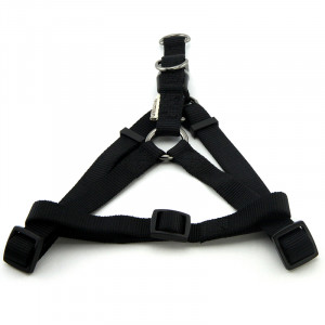 ПР0050085 Шлейка для собак 10мм (обхват 25-40см) черная Great&Small