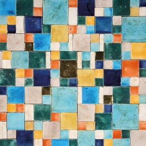 Palazzo Morelli Терракотовая мозаика Terracotta e smalti