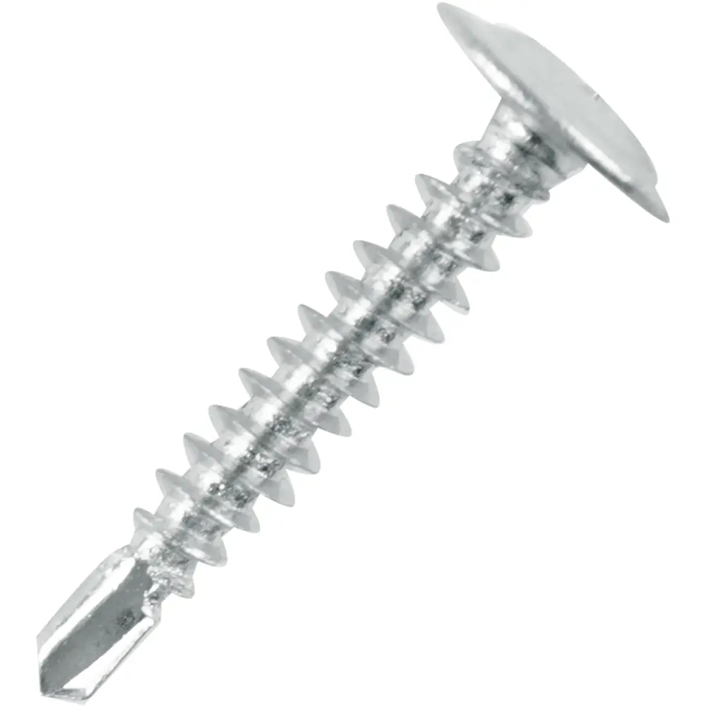 Саморезы для тонких пластин Standers оцинкованные с буром 4.2х25 мм 900 шт STLM-2093785