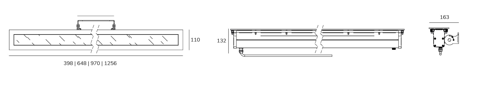 Линейный профиль для наружного анодированного алюминия Exporlux ATREX TP SL ARCH-00049364 - Вид №3