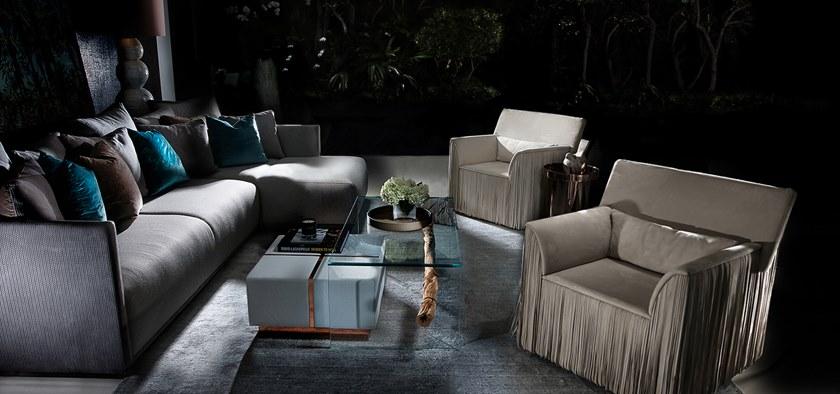 MORADA Квадратный кожаный журнальный столик  Dono ct  - Вид №2