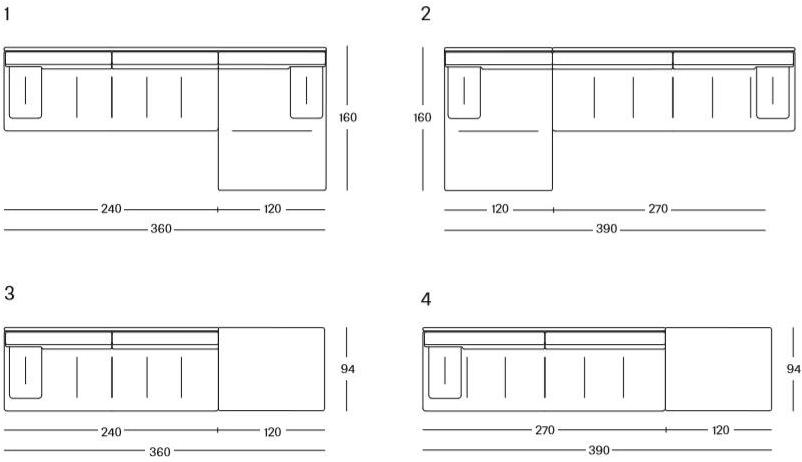 Zanotta Модульный тканевый диван Milano sun-id-1501547 - Вид №2