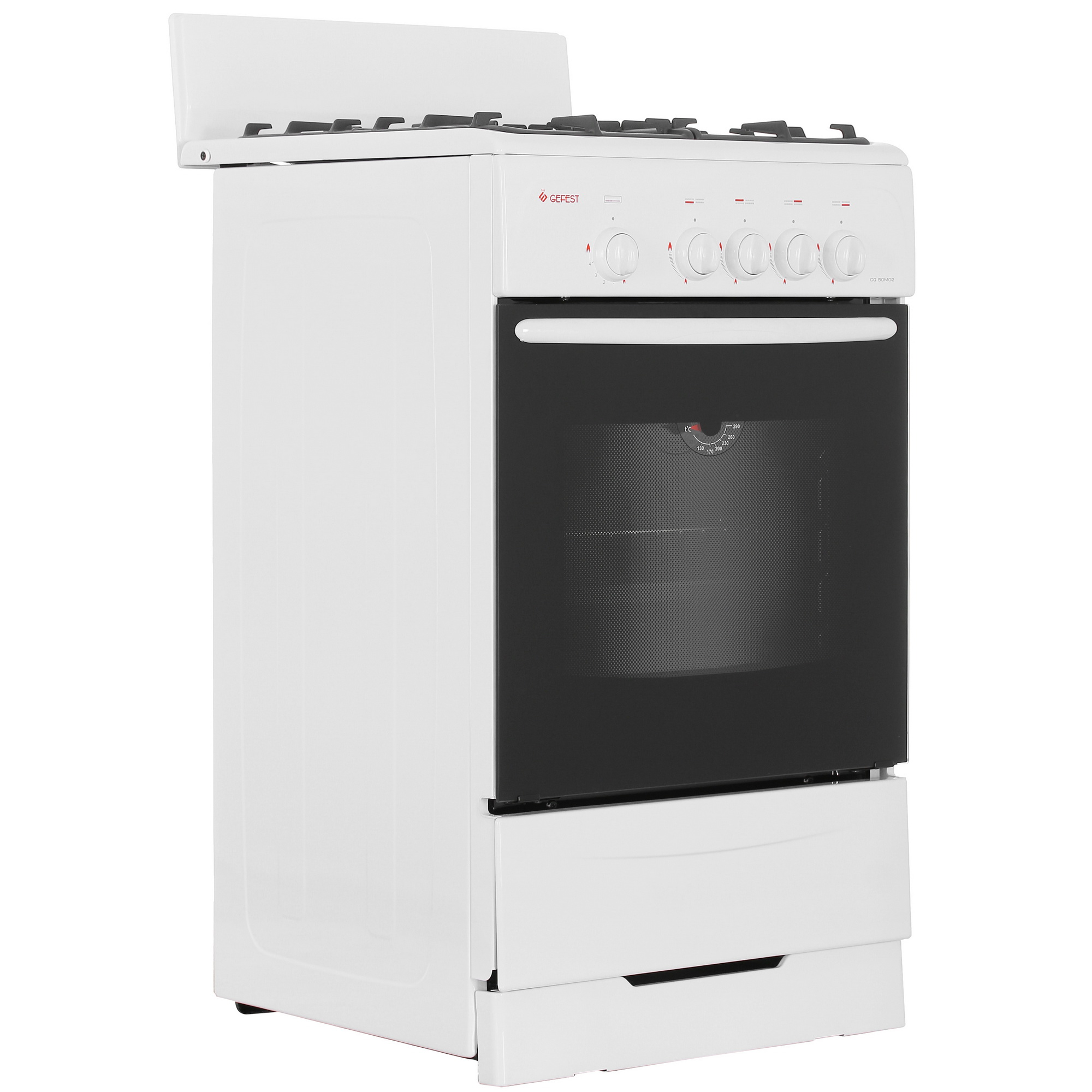 9915183 Газовая плита Gefest CG 50М02 К73 белый STDN-0058175 - Вид №1