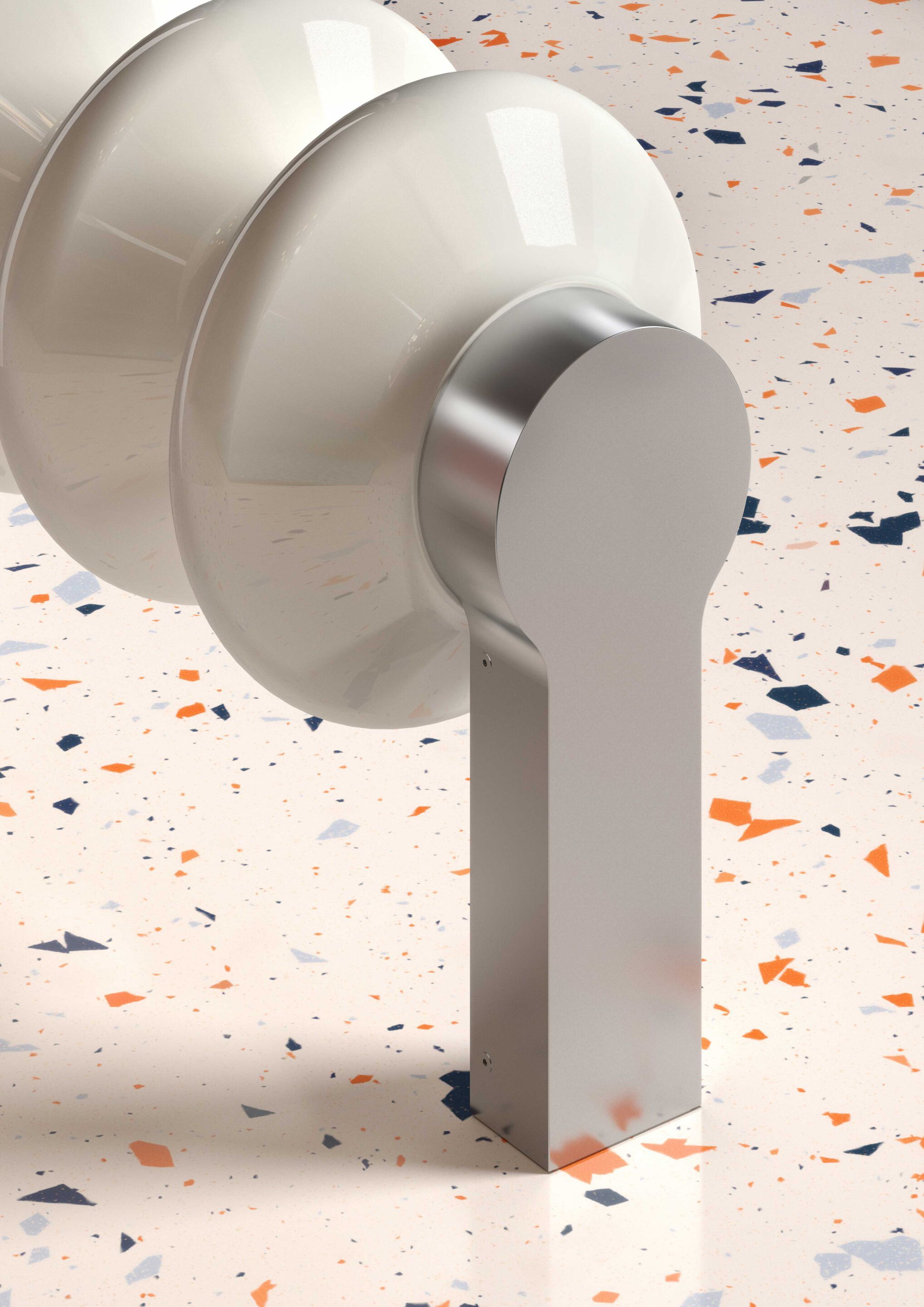 Порошковое покрытие стальной горизонтальный полотенцесушитель Tubes Elements ARCH-00087033 - Вид №14